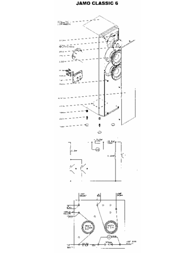 Jamo Classis 6 Schematic and assembly for the passive speakers Jamo Classic 6.