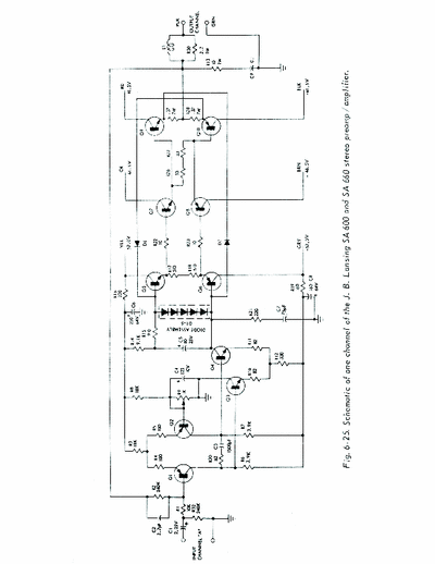 JBL SA600 & 660 power amplifier