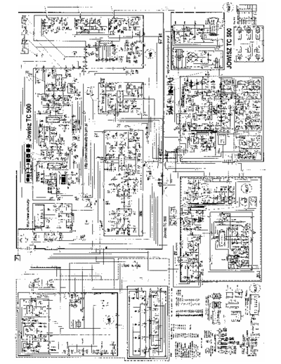 Jowisz TC 500 Schematic diagram for the Jowisz TC 500 model (all of the schematics of the separate pages of the PDF file have aligned and merged in one PDF file).