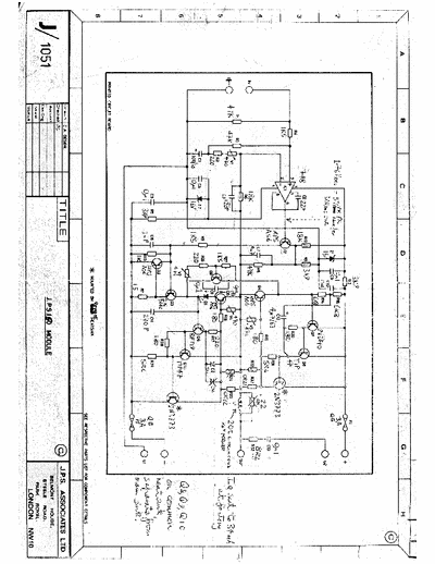 JpsAssociates JPS150 power amplifier