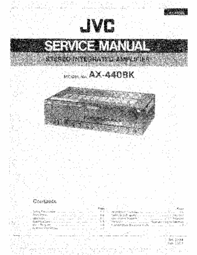 JVC AX440BK integrated amplifier