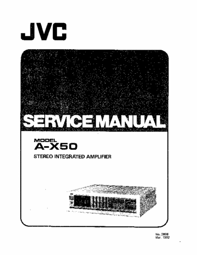 JVC AX50 integrated amplifier