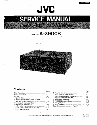 JVC AX900B integrated amplifier