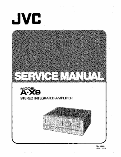JVC AX9 integrated amplifier