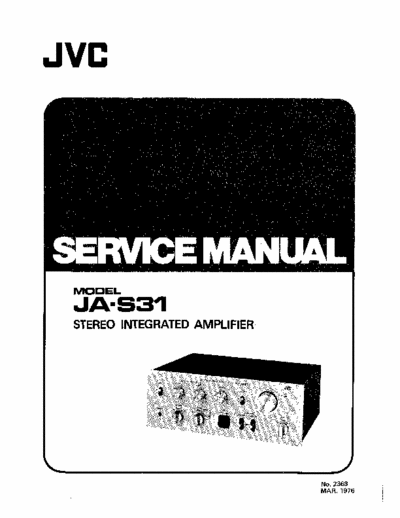 JVC JAS31 integrated amplifier