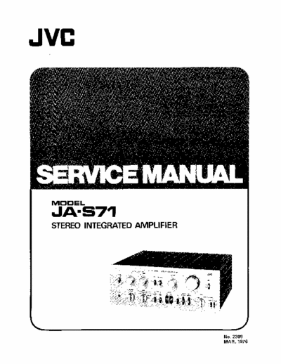 JVC JAS71 integrated amplifier