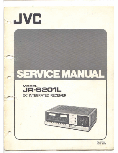 JVC JRS201L receiver