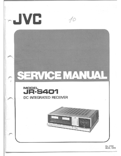 JVC JRS401 receiver