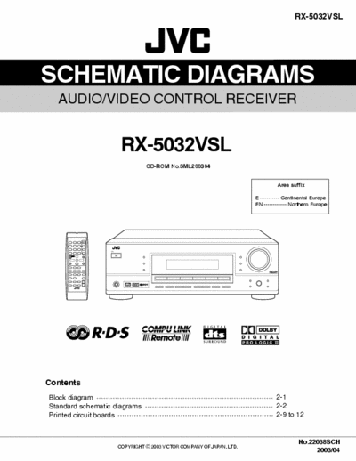 JVC RX5032VSL receiver