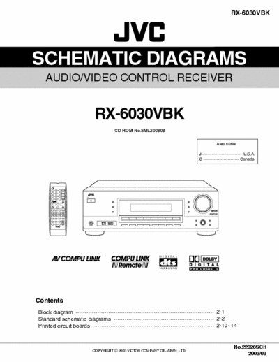 JVC RX6030VBK receiver