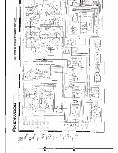 Kenwood KA-80 Schematic diagram
