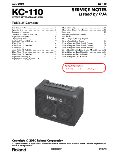 Roland KC-110 Roland KC-110 stereo keyboard amplifier