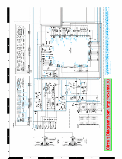 Kenwood KDC-1016 & KDC-115S Schematic diagram of full circuit from Kenwood Autostereo