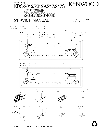 Kenwood KDC-2020_3020_4020_Service_Manual CD/Radio Service Manual
