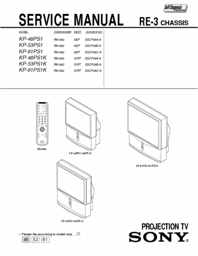 SONY  Service Manual