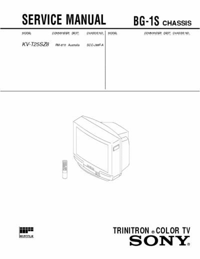 sony kv-25 most wanted