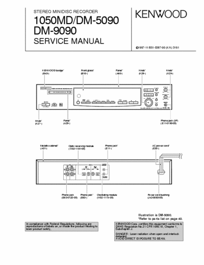 Kenwood 1050MD mini disk