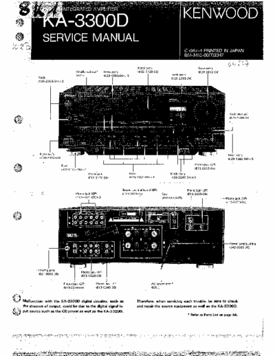 Kenwood KA3300 integrated amplifier