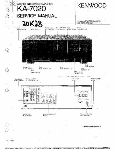 Kenwood KA7020 integrated amplifier