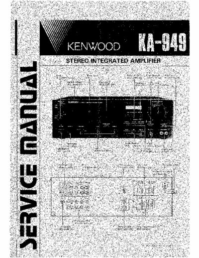 Kenwood KA949 integrated amplifier