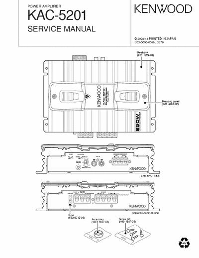 Kenwood KAC5201 car amplifier