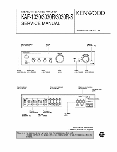 Kenwood KAF1030 & KAF3030 integrated amplifier