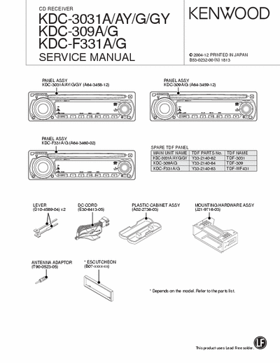 Kenwood KDC-3031A_AY_G_GY_309A_G_F331A_G Kenwood_KDC-3031A_AY_G_GY_309A_G_F331A_G.pdf