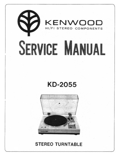 Kenwood KD-2055 Service Manual - mech adjustment