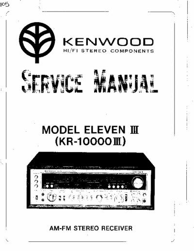 Kenwood KR10000III (ElevenIII) receiver
