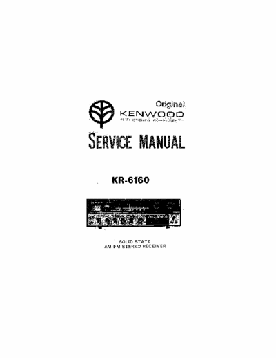 Kenwood KR6160 receiver