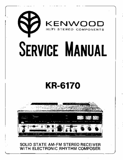 Kenwood KR6170 receiver