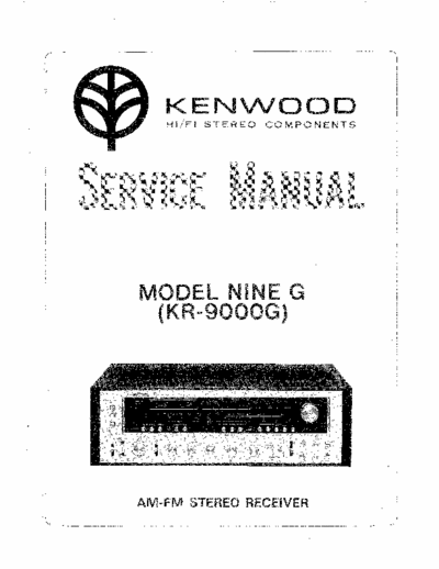 Kenwood KR9000G receiver