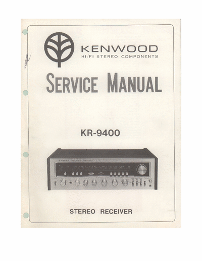 Kenwood KR9400 receiver