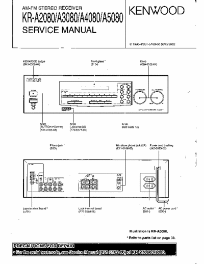 Kenwood KRA4080 receiver