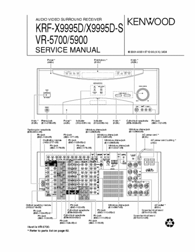 Kenwood KRFX9995 receiver