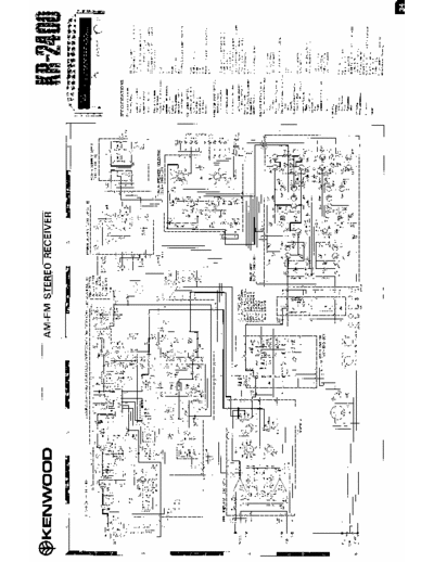 kenwood KR-2400 Kenwood KR-2400 schematic