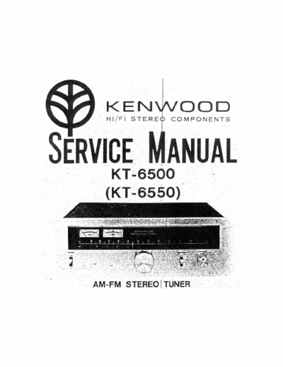 Kenwood KT6500 tuner