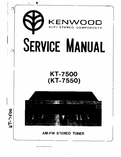 Kenwood KT7500 tuner