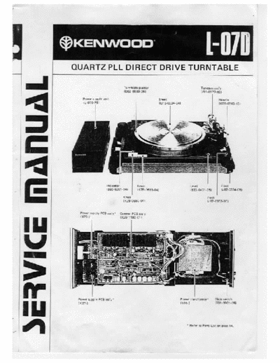 Kenwood L07DII phono