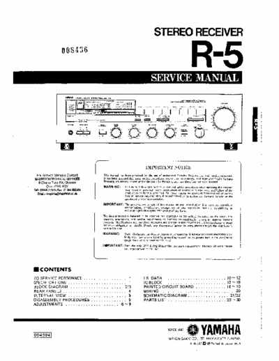 Kenwood R5 receiver