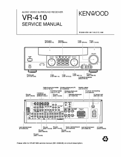 Kenwood VR410 receiver