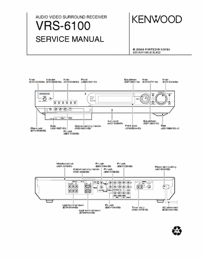Kenwood VRS6100 receiver
