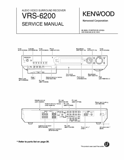 Kenwood VRS6200 receiver