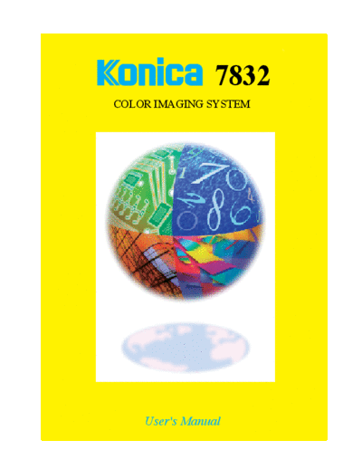 Konica 7832 Konica 7832 users manual