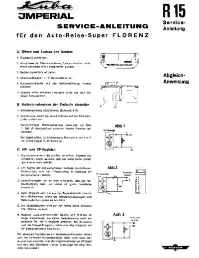 Kuba Imperial Florenz service manual