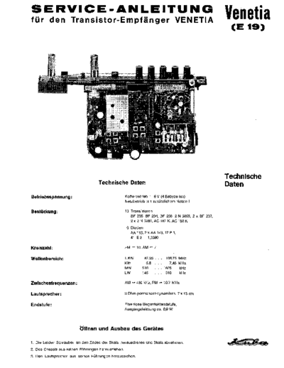 Kuba Venetia service manual