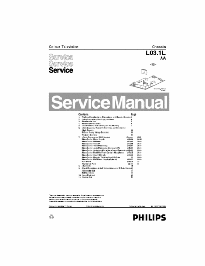 Phillips  Chasis L03.1L AA parte 1