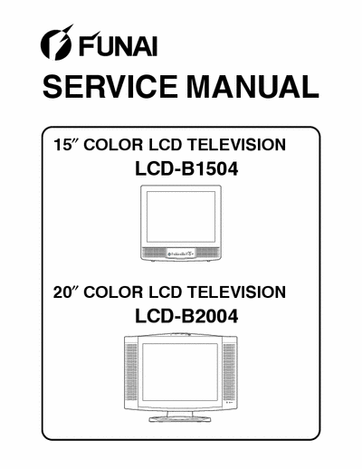 FUNAI LCD-B1504  LCD-B2004 15