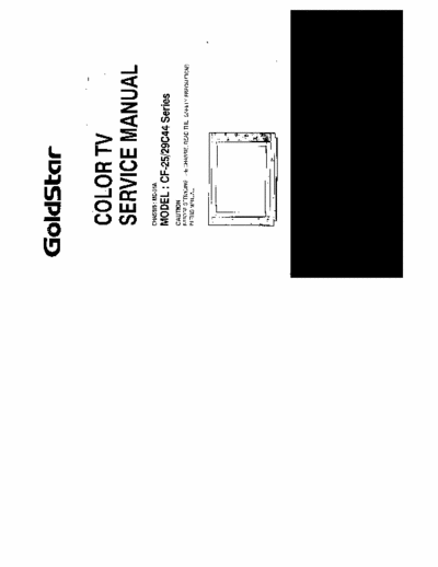 LG CF-25/29C44 The service manual is a scan, rared, 8 parts.

Chassis: MC-51A
Model: CF-25/29C44 Series