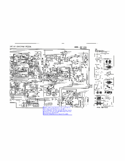 Goldstar CKT9742,CKT9745 Circuit Diagram Chassi PC91A